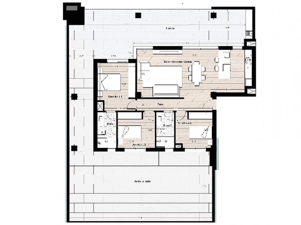 3 soveværelse Penthouse til salg i Los Narejos med swimmingpool - € 419.900 (Ref: 9319073)