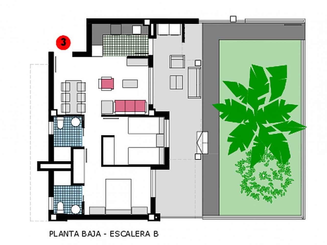3 makuuhuone Kattohuoneisto myytävänä paikassa Denia mukana uima-altaan - 499 000 € (Ref: 9319084)