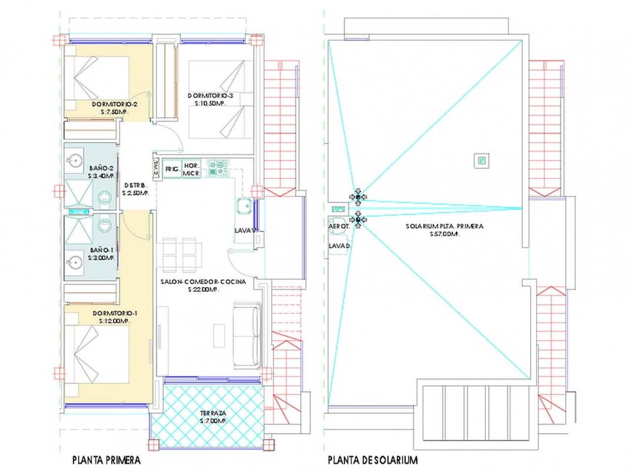 3 soverom Rekkehus til salgs i Los Balcones med svømmebasseng - € 325 000 (Ref: 9319085)