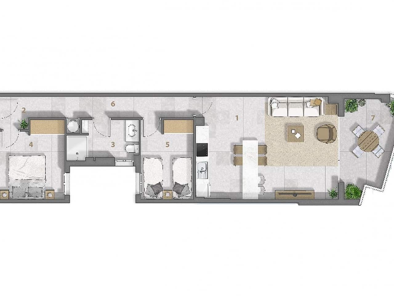 3 camera da letto Appartamento in vendita in Lo Pagan con piscina - 400.000 € (Rif: 9319092)