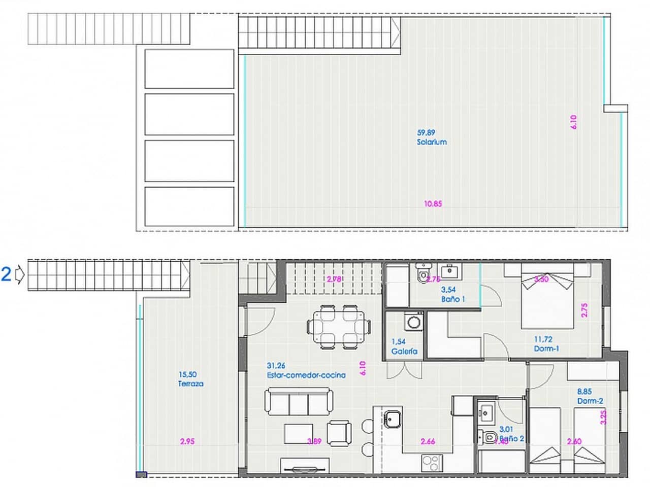 3 soverom Hus til salgs i Villamartin med svømmebasseng - € 355 000 (Ref: 9319107)