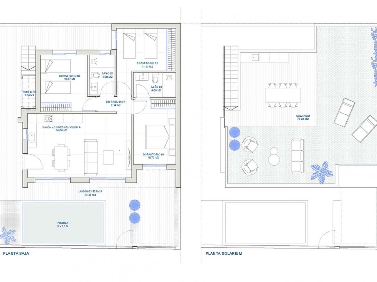2 sypialnia Willa na sprzedaż w Roldan z basenem - 227 500 € (Ref: 9319114)