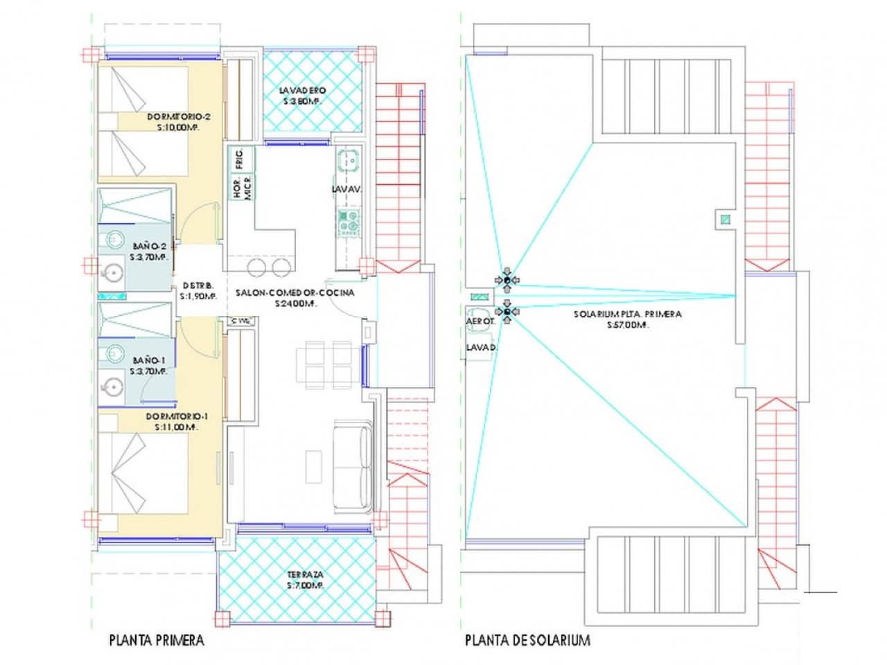 3 soverom Rekkehus til salgs i Los Balcones med svømmebasseng - € 290 000 (Ref: 9319123)