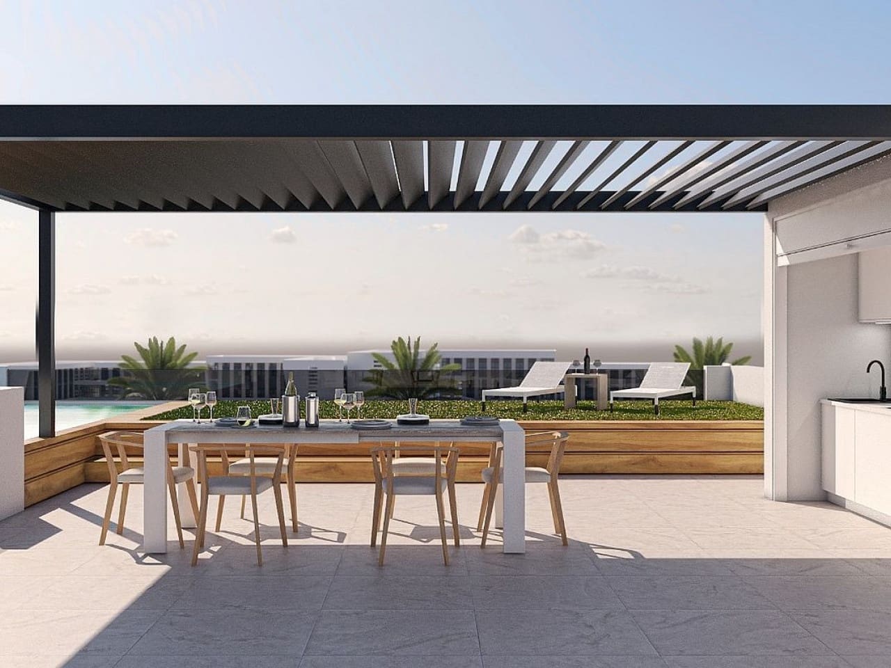 3 sovrum Radhus till salu i San Pedro del Pinatar med pool - 449 000 € (Ref: 9319127)