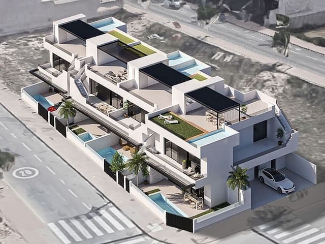 3 sovrum Radhus till salu i San Pedro del Pinatar med pool - 449 000 € (Ref: 9319127)