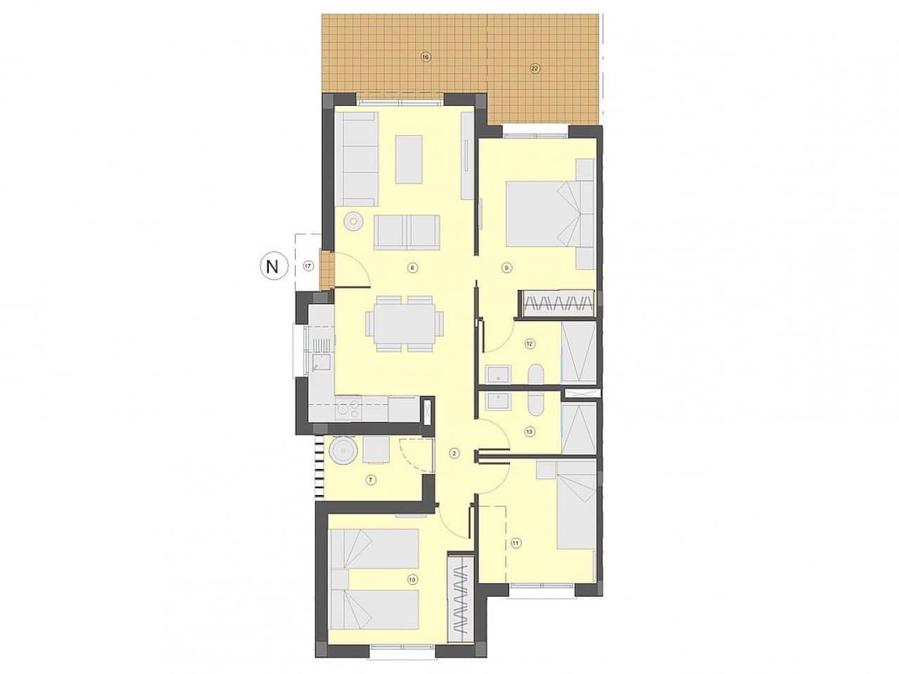3 makuuhuone Huvila myytävänä paikassa Busot mukana uima-altaan - 409 000 € (Ref: 9319131)