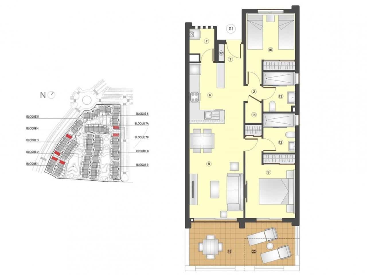 3 bedroom Apartment for sale in San Juan de los Terreros with pool - € 238,000 (Ref: 9319132)