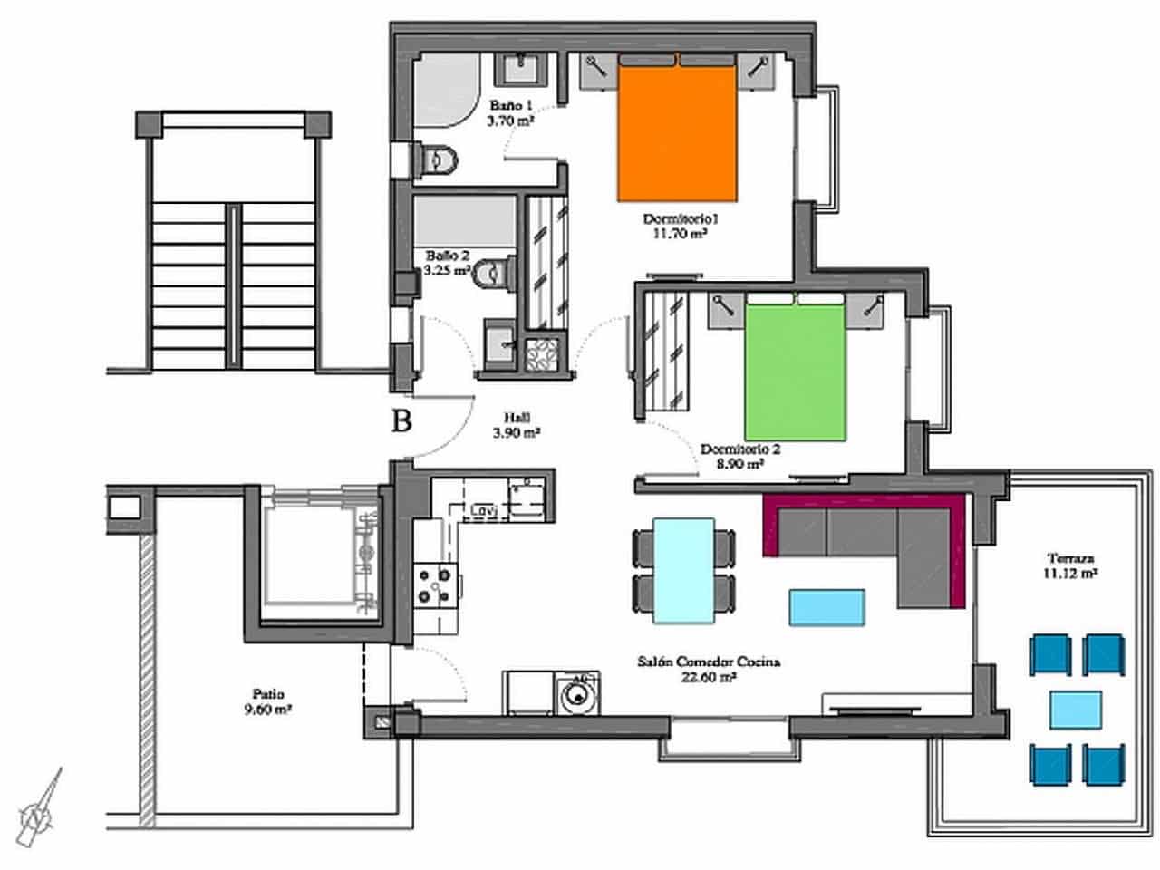 2 camera da letto Appartamento in vendita in Filipinas con piscina - 255.000 € (Rif: 9319133)