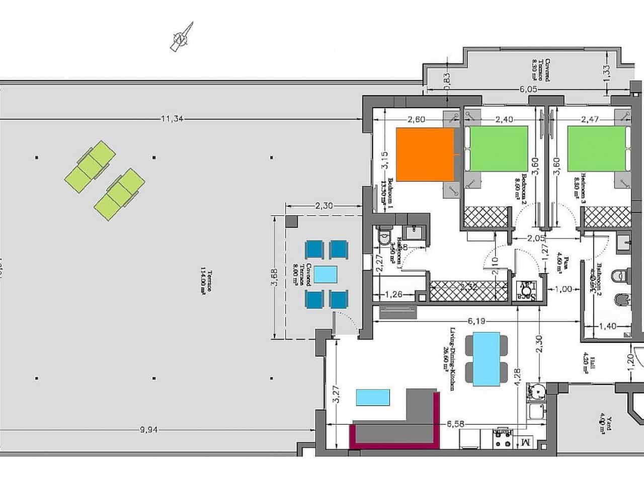 2 soveværelse Penthouse til salg i Filipinas med swimmingpool - € 295.000 (Ref: 9319135)