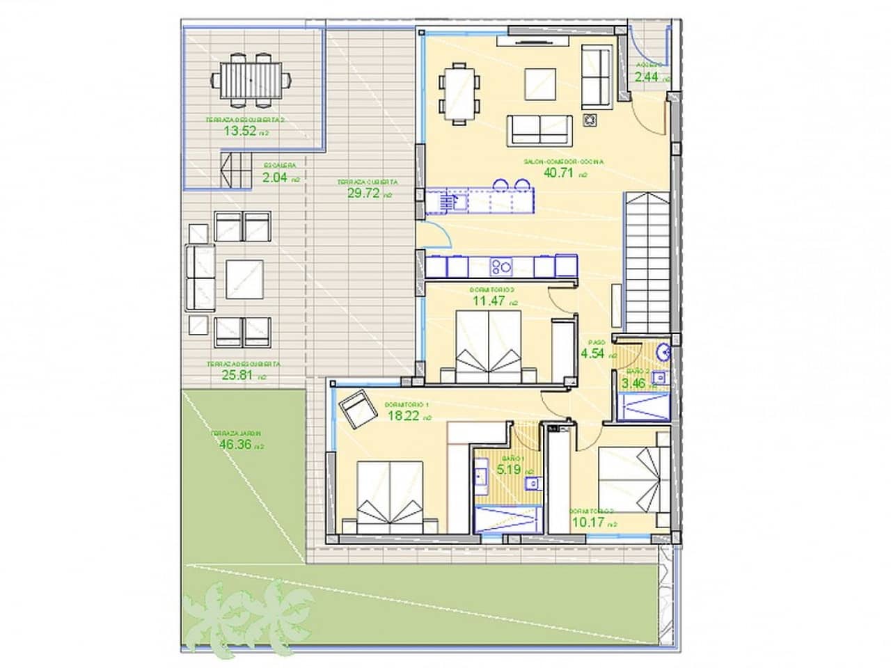 3 makuuhuone Huvila myytävänä paikassa Polop mukana uima-altaan - 470 000 € (Ref: 9319142)