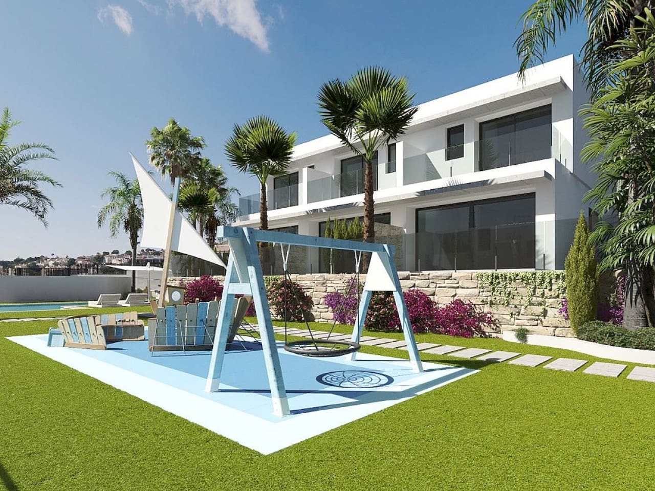 3 soveværelse Byhus til salg i Benidorm med swimmingpool - € 495.000 (Ref: 9319143)