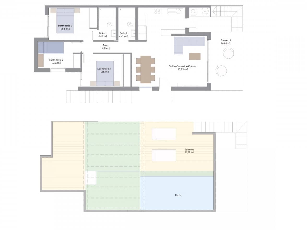 3 soveværelse Rækkehus til salg i Benidorm - € 379.900 (Ref: 9319156)