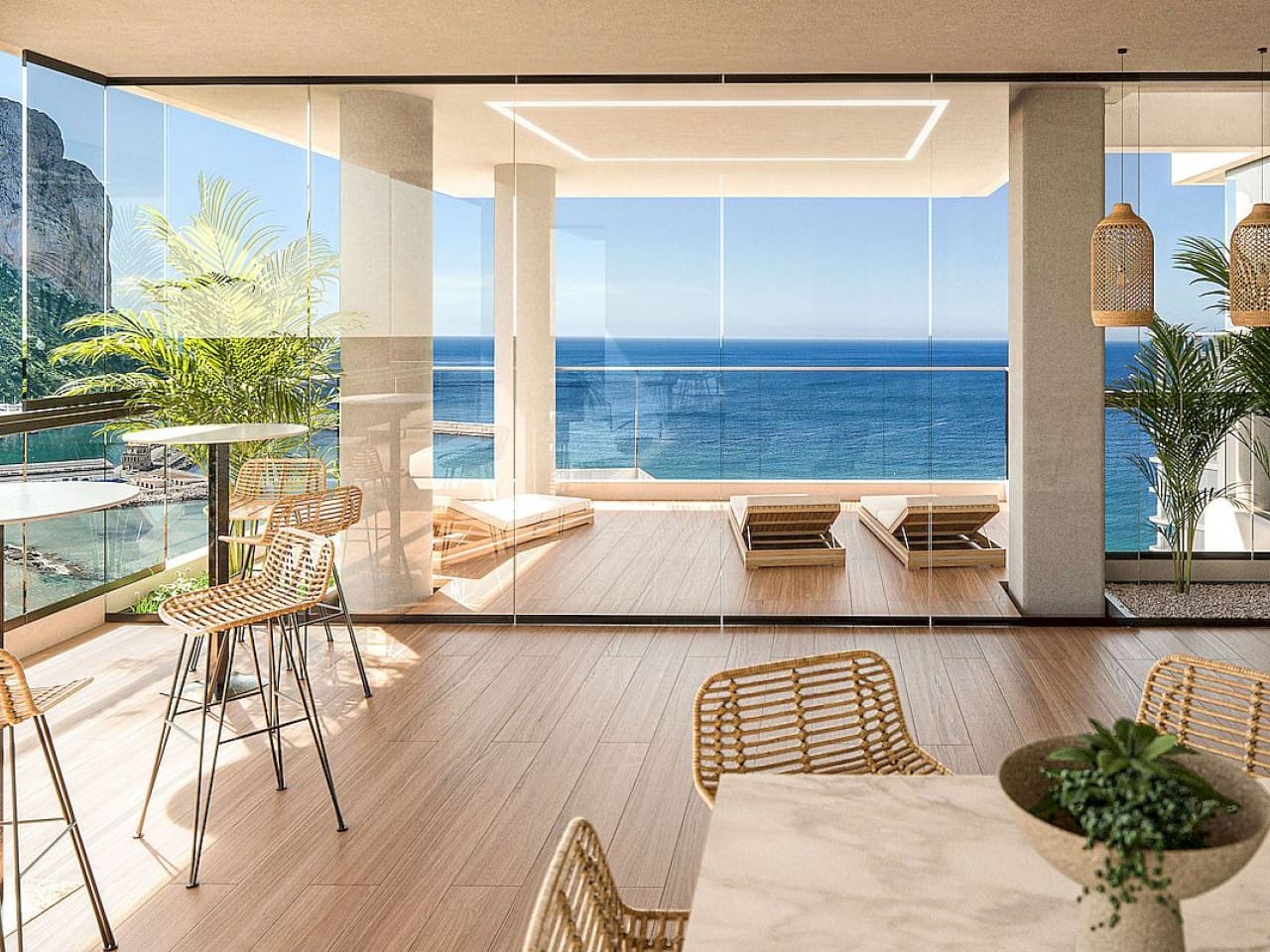 3 quarto Penthouse para venda em Calpe / Calp com piscina - 1 650 000 € (Ref: 9319160)