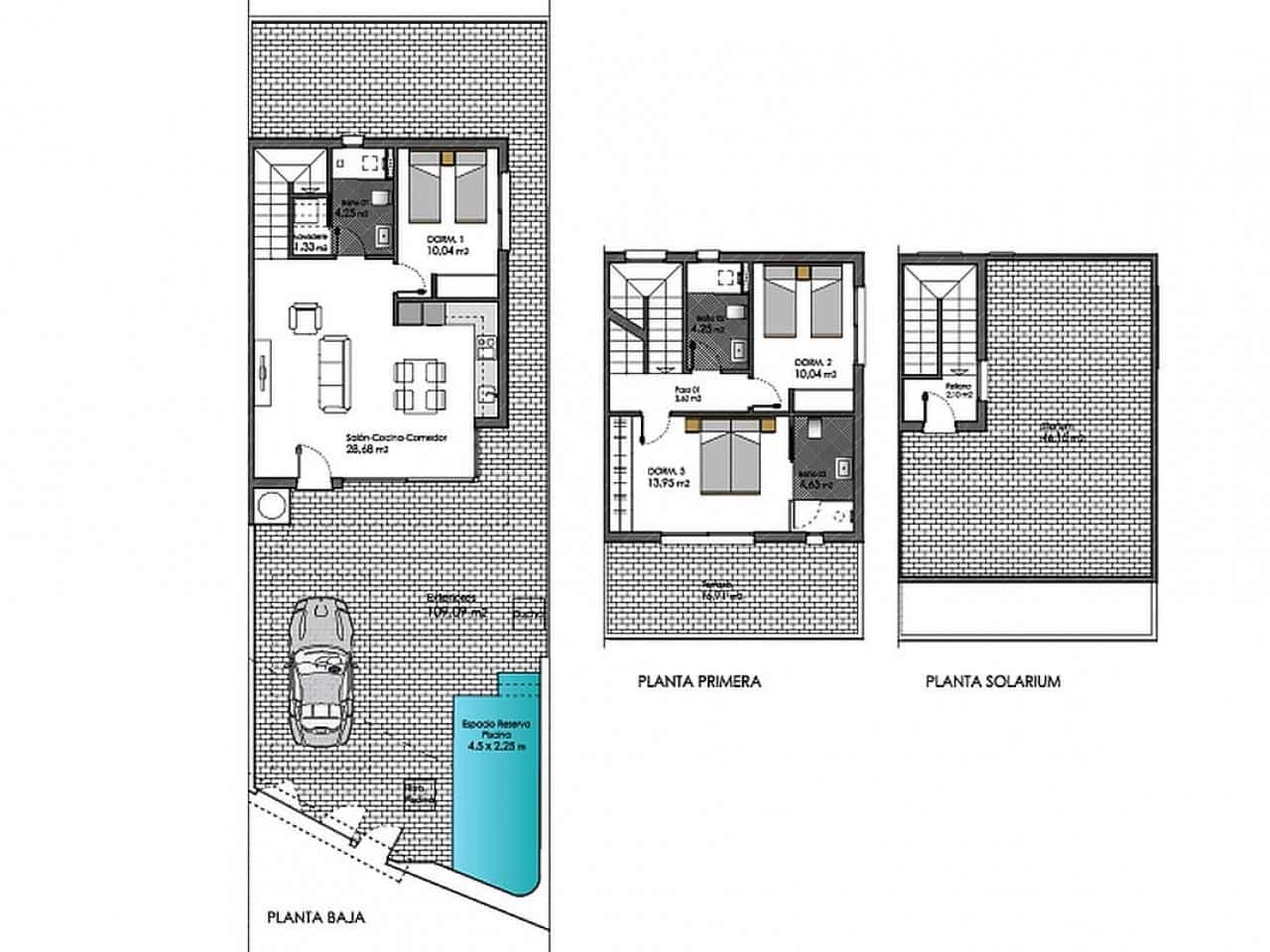 3 camera da letto Villa in vendita in Pilar de la Horadada con piscina - 379.900 € (Rif: 9319167)