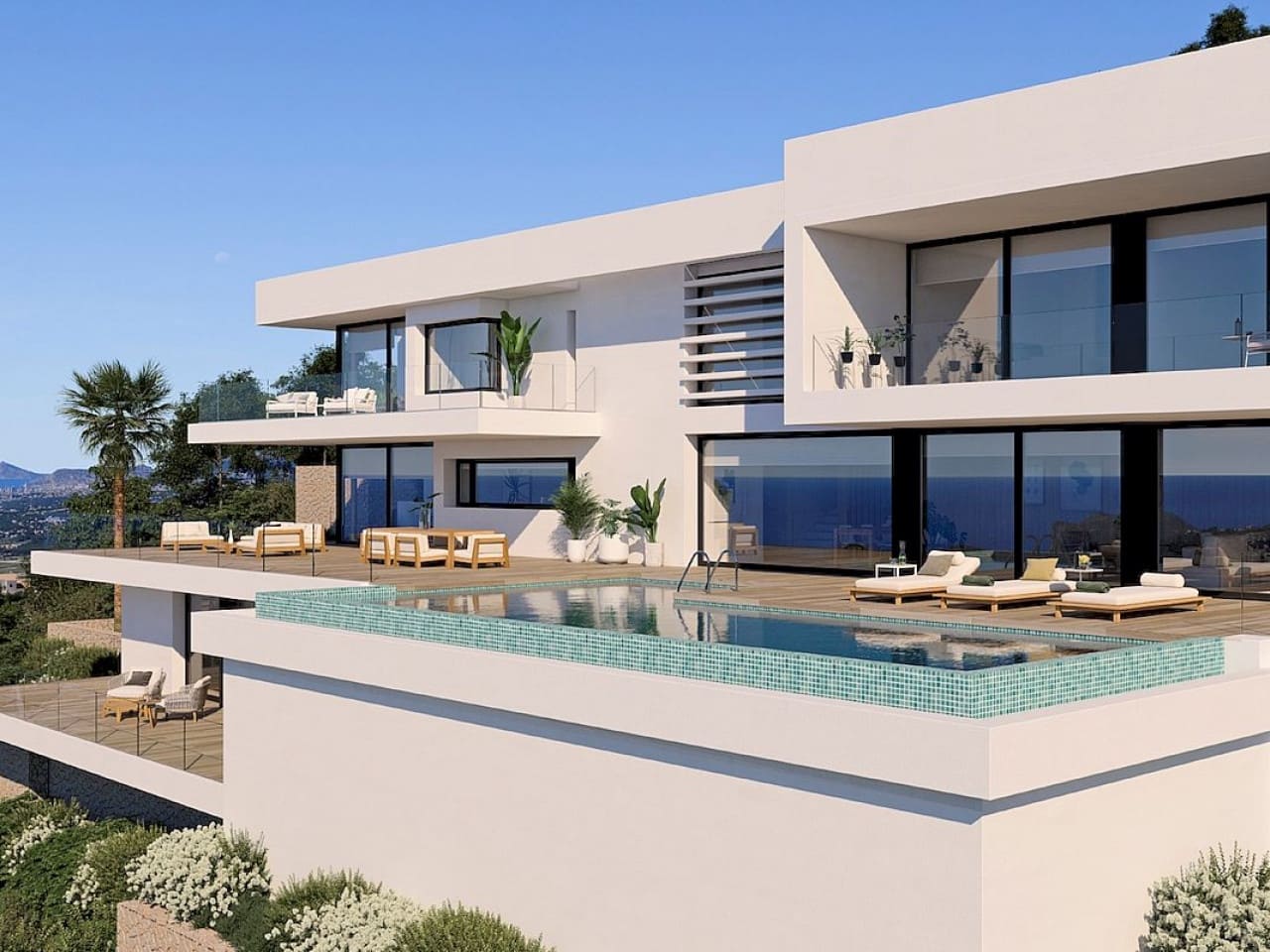 4 makuuhuone Huvila myytävänä paikassa Cumbre del Sol mukana uima-altaan - 2 720 000 € (Ref: 9319168)