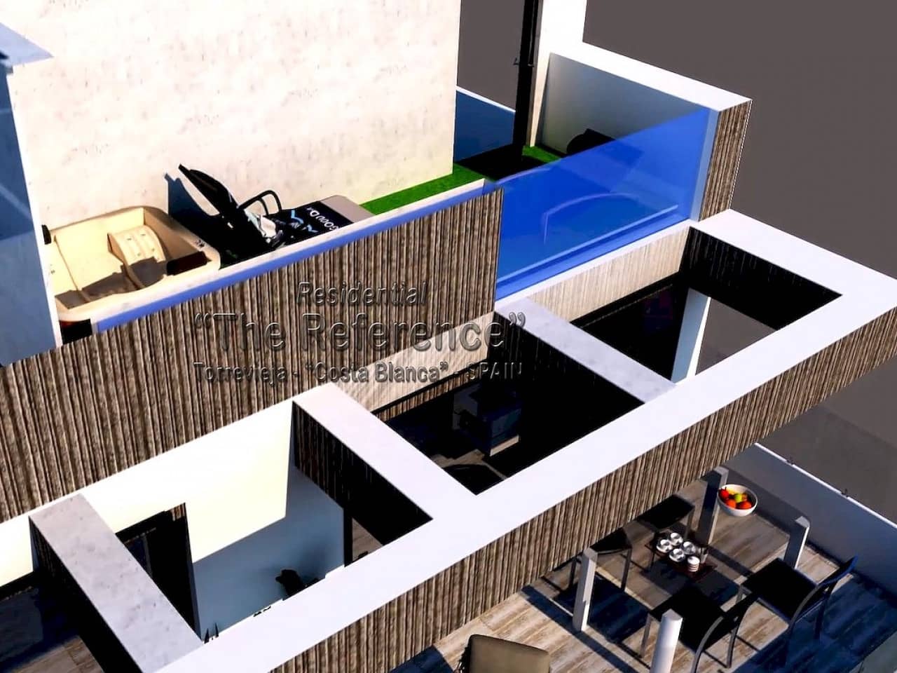 1 bedroom Penthouse for sale in Torrevieja with pool - € 258,500 (Ref: 9335283)