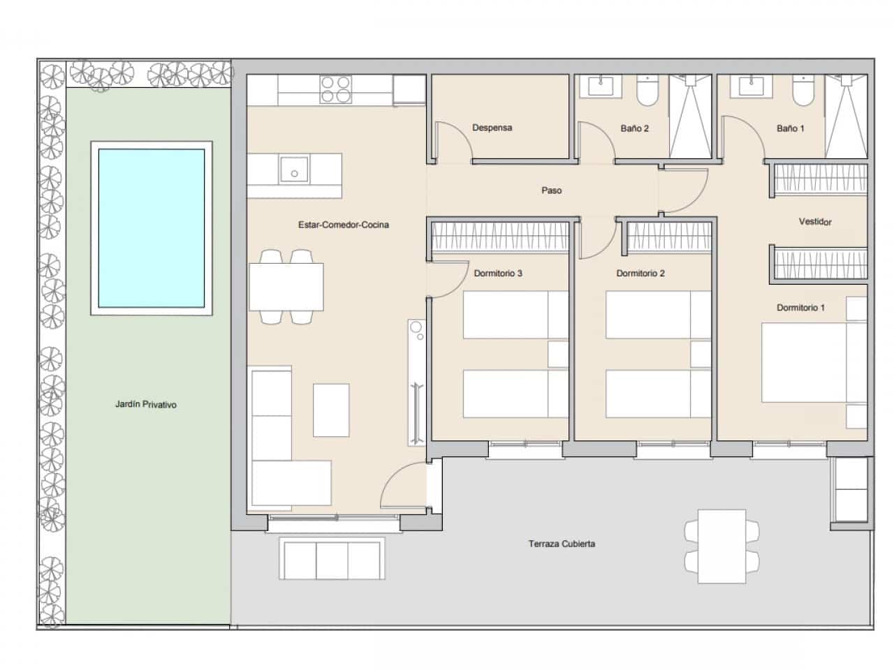 1 camera da letto Appartamento in vendita in Alfaz del Pi / L'Alfas del Pi con piscina - 243.000 € (Rif: 9335284)
