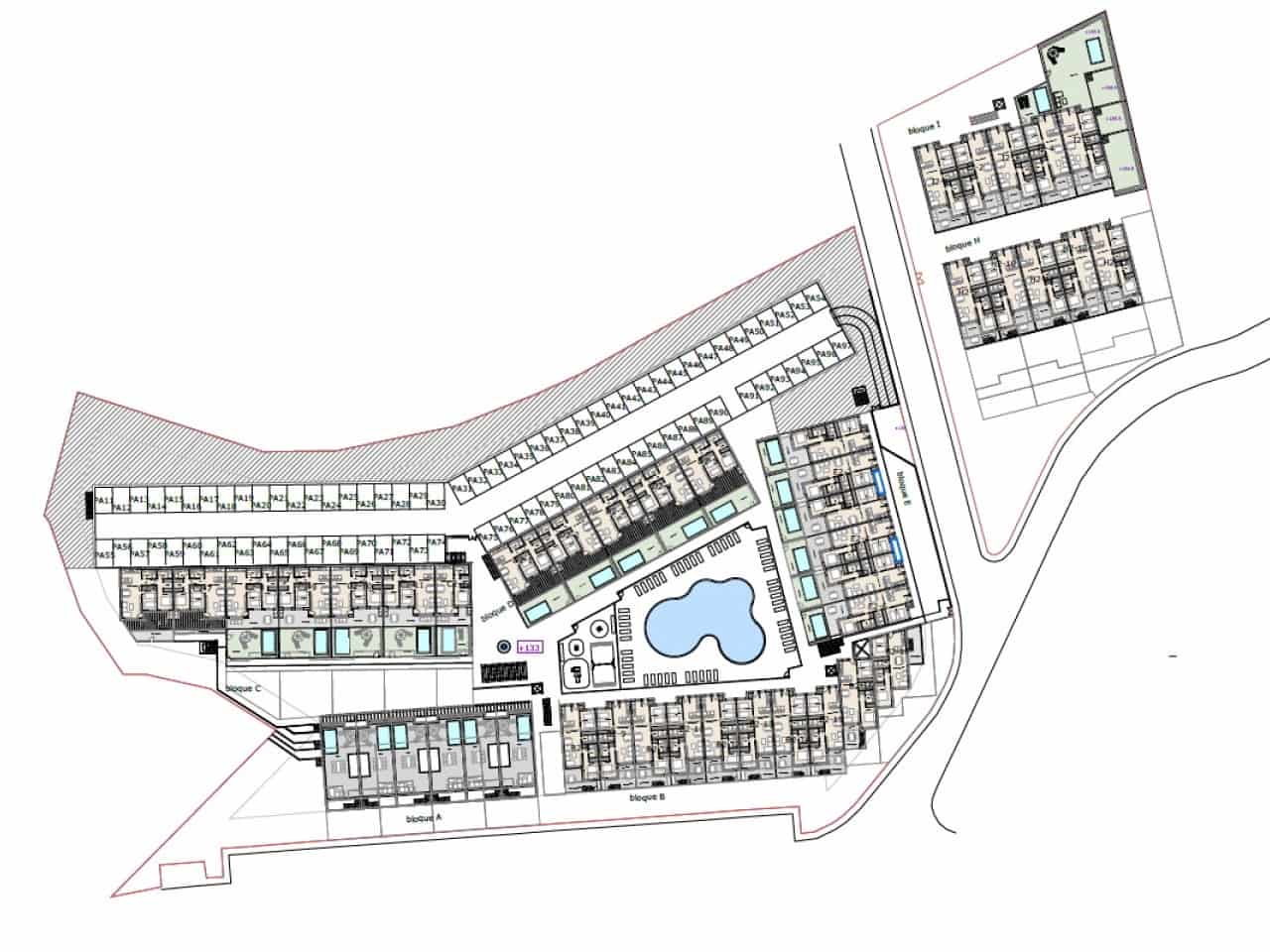 1 camera da letto Appartamento in vendita in Alfaz del Pi / L'Alfas del Pi con piscina - 243.000 € (Rif: 9335284)