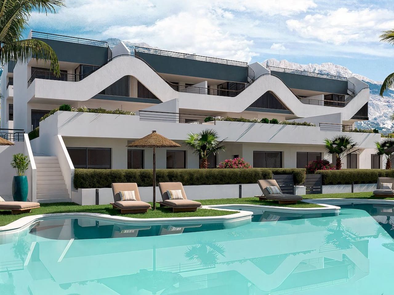 3 bedroom Apartment for sale in Alfaz del Pi / L'Alfas del Pi with pool - € 399,000 (Ref: 9335287)