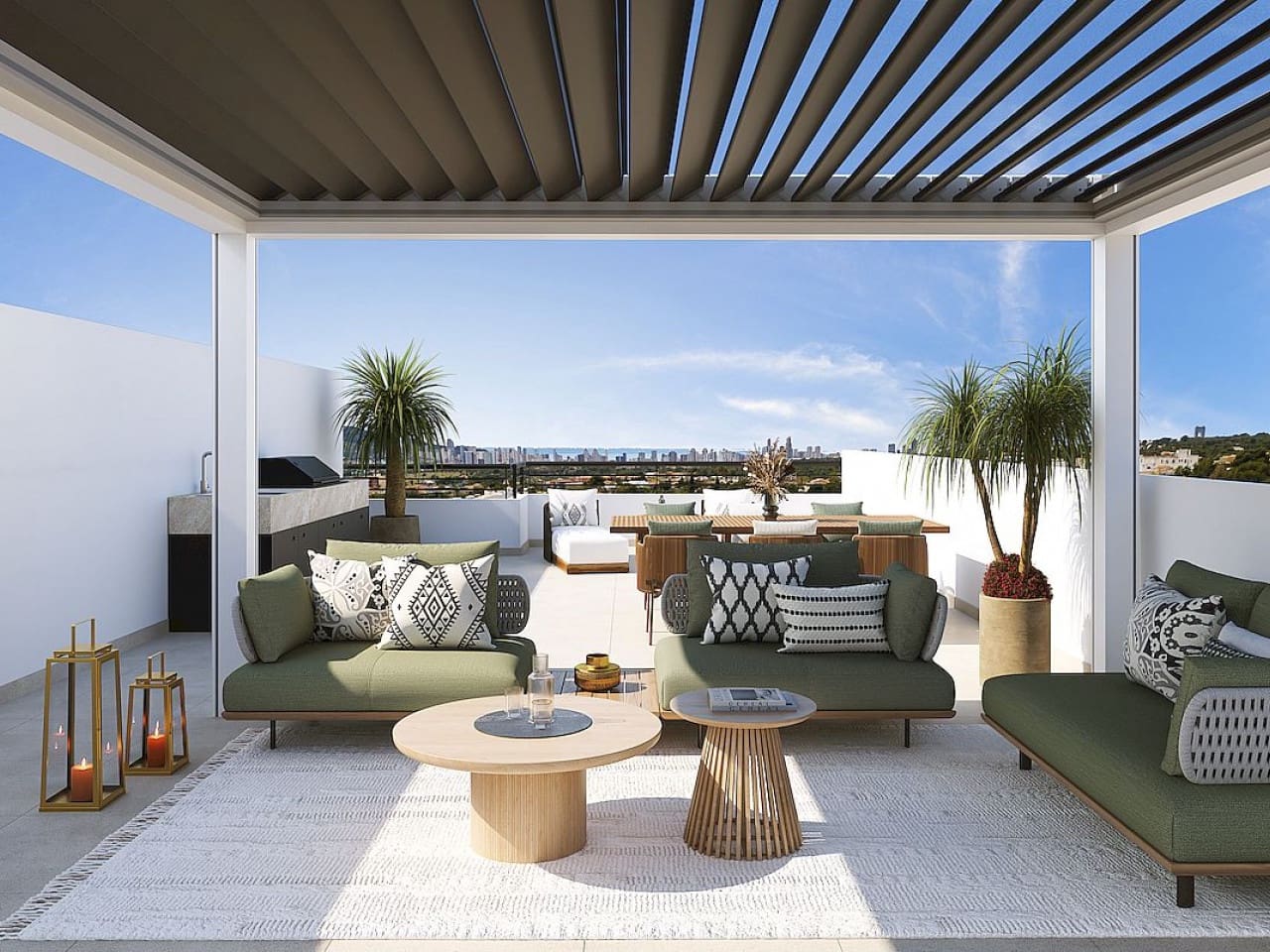 2 makuuhuone Kattohuoneisto myytävänä paikassa Alfaz del Pi / L'Alfas del Pi mukana uima-altaan - 320 000 € (Ref: 9335288)