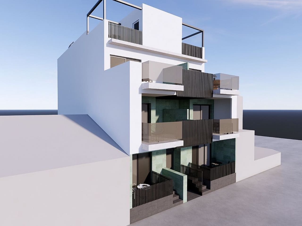 2 bedroom Apartment for sale in Torre de la Horadada with pool - € 295,900 (Ref: 9338504)