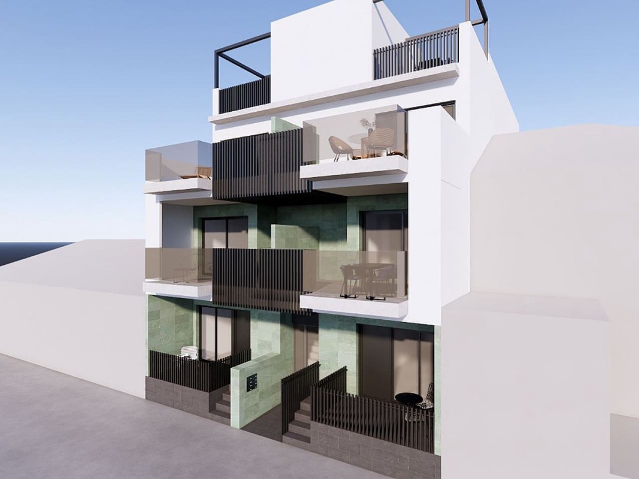 2 camera da letto Attico in vendita in Torre de la Horadada con piscina - 350.000 € (Rif: 9338505)