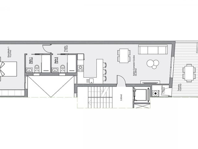 2 bedroom Apartment for sale in Torrevieja with pool - € 259,000 (Ref: 9345006)