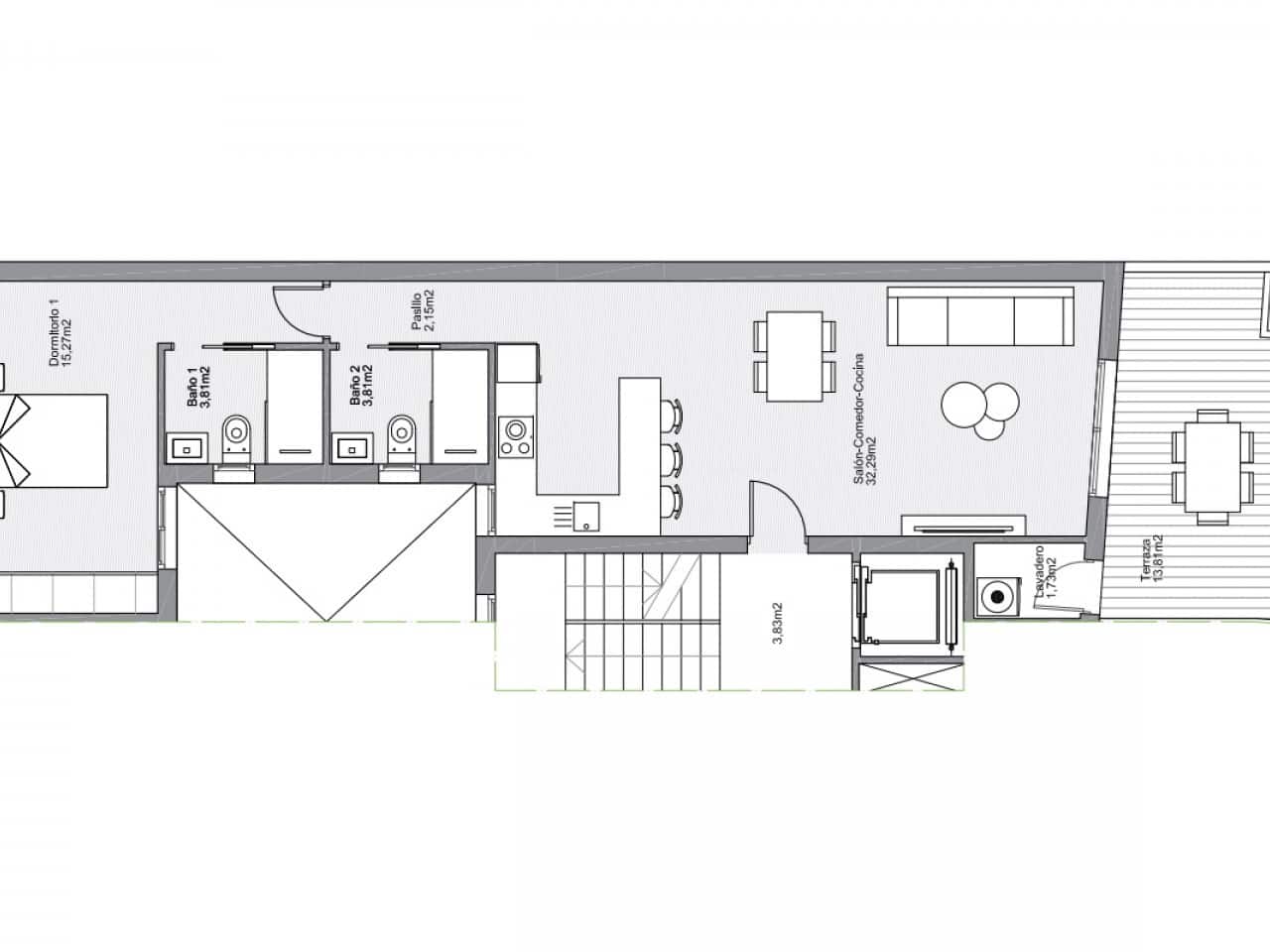1 bedroom Penthouse for sale in Torrevieja with pool - € 272,000 (Ref: 9345008)