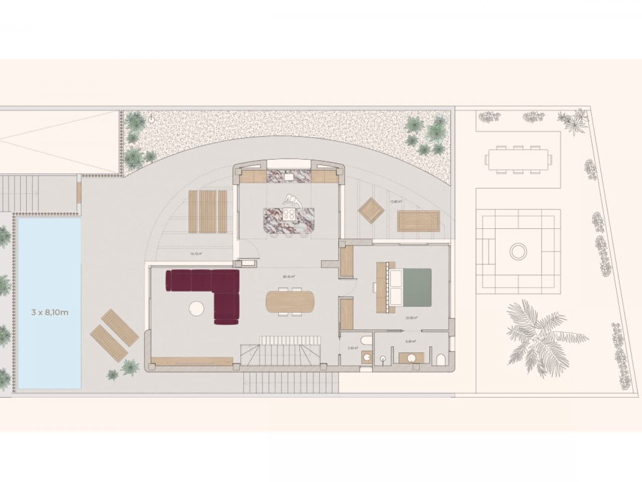 4 bedroom Villa for sale in Algorfa with pool - € 815,000 (Ref: 9345009)