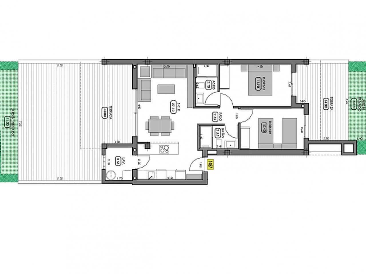 2 sovrum Radhus till salu i Algorfa med pool - 325 000 € (Ref: 9385499)