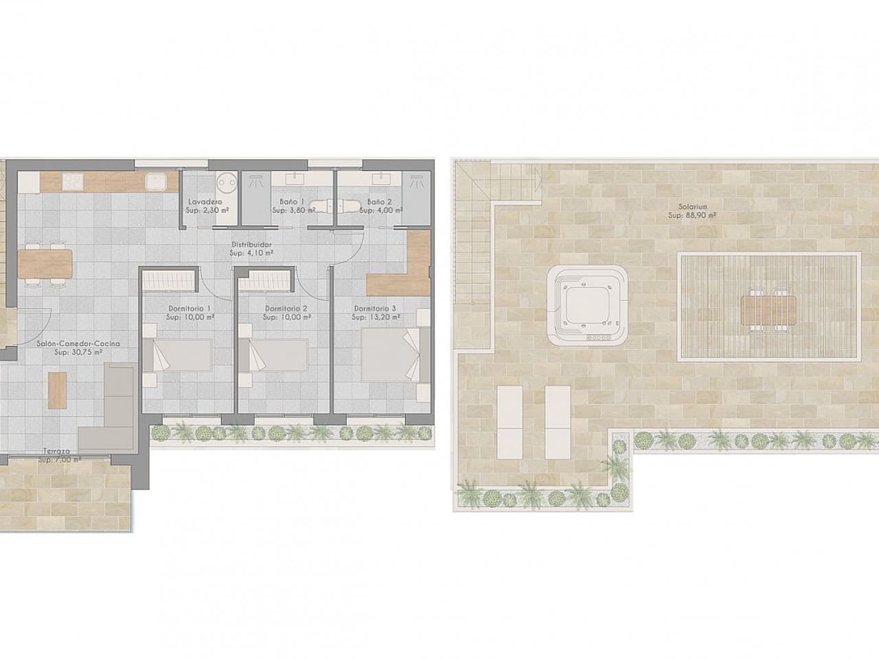 3 soveværelse Rækkehus til salg i Torre-Pacheco med swimmingpool - € 240.000 (Ref: 9400898)