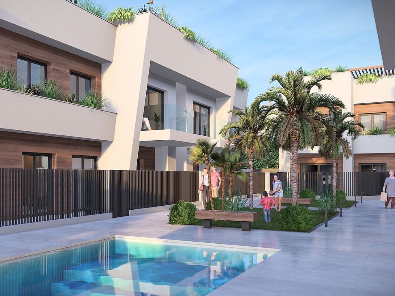 3 soveværelse Rækkehus til salg i Torre-Pacheco med swimmingpool - € 240.000 (Ref: 9400898)