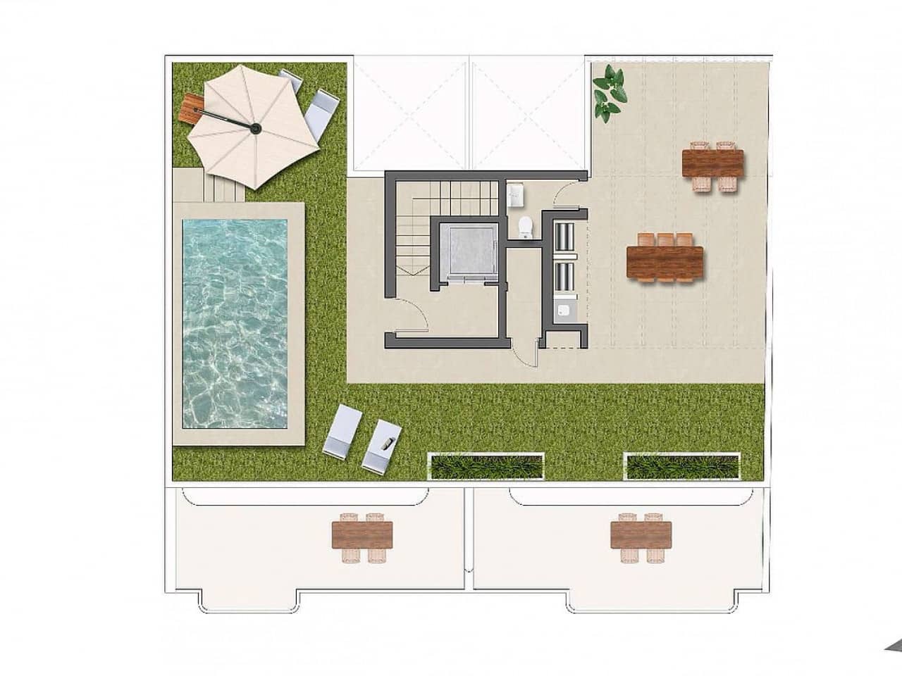 2 makuuhuone Huoneisto myytävänä paikassa Torre de la Horadada mukana uima-altaan - 275 900 € (Ref: 9400900)