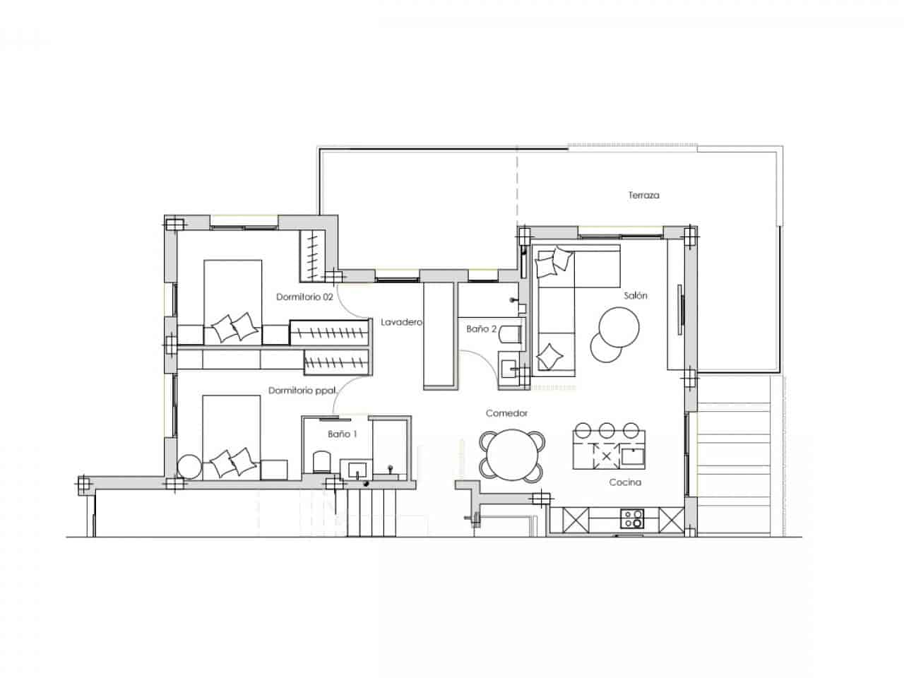 3 makuuhuone Kattohuoneisto myytävänä paikassa Torre-Pacheco mukana uima-altaan - 419 900 € (Ref: 9403373)
