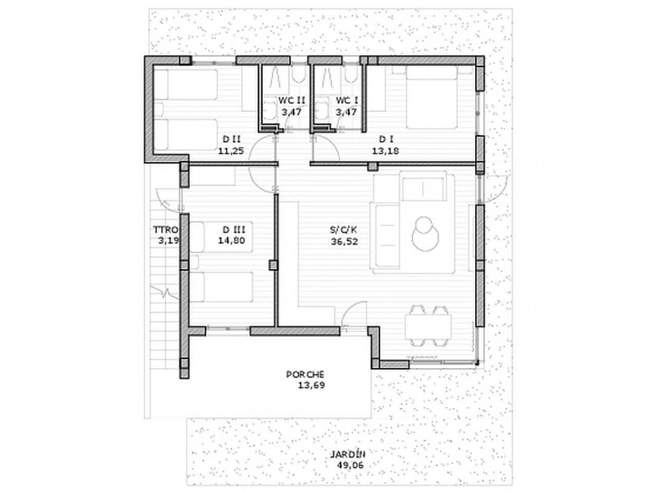 2 soverom Rekkehus til salgs i San Miguel de Salinas med svømmebasseng - € 189 999 (Ref: 9411224)