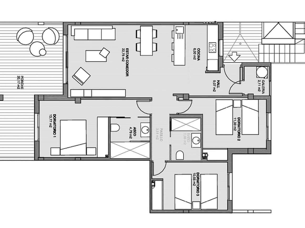 3 makuuhuone Huoneisto myytävänä paikassa El Raso mukana uima-altaan - 330 000 € (Ref: 9414308)