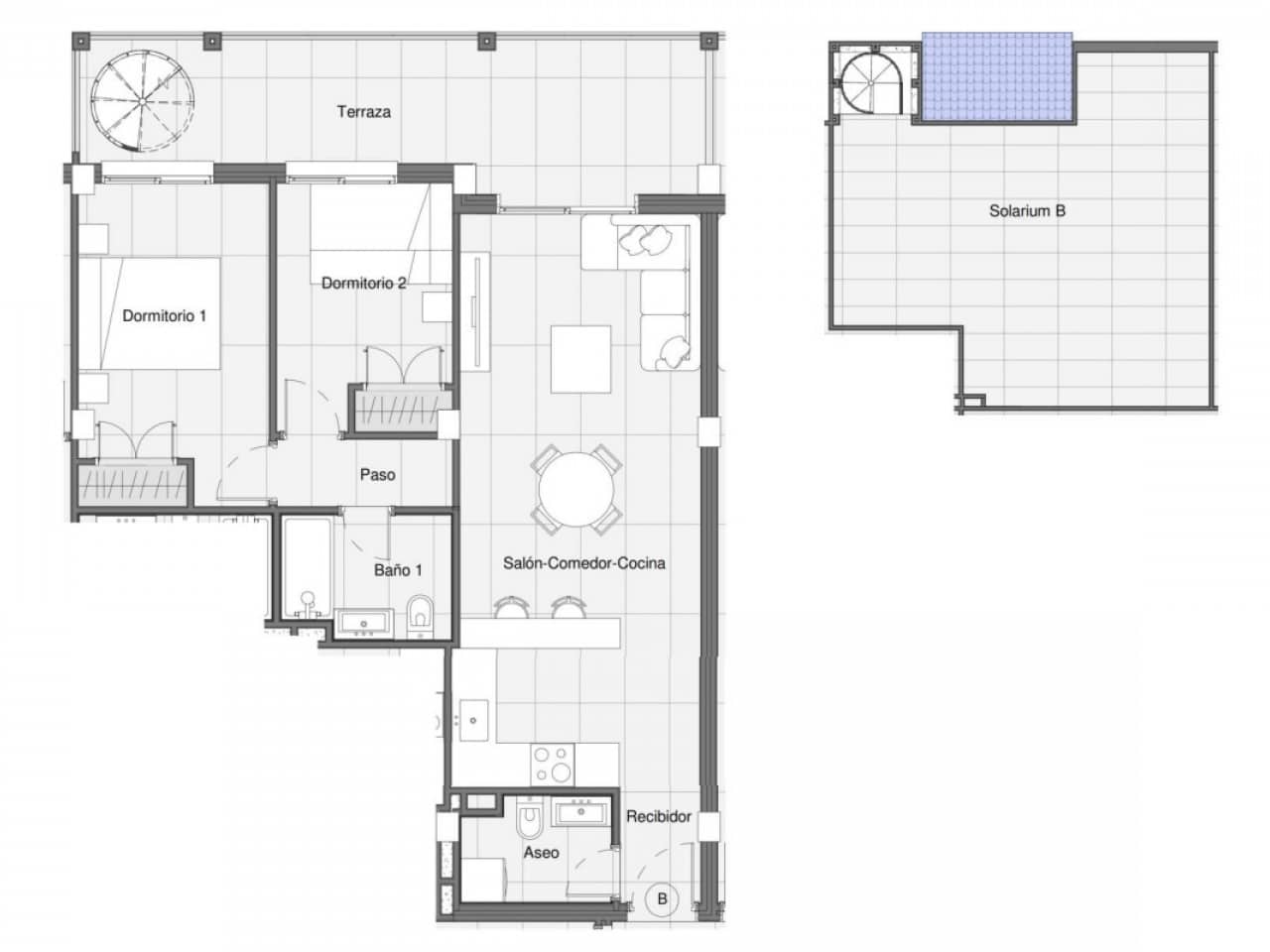 2 bedroom Apartment for sale in Bigastro with pool - € 174,900 (Ref: 9419937)