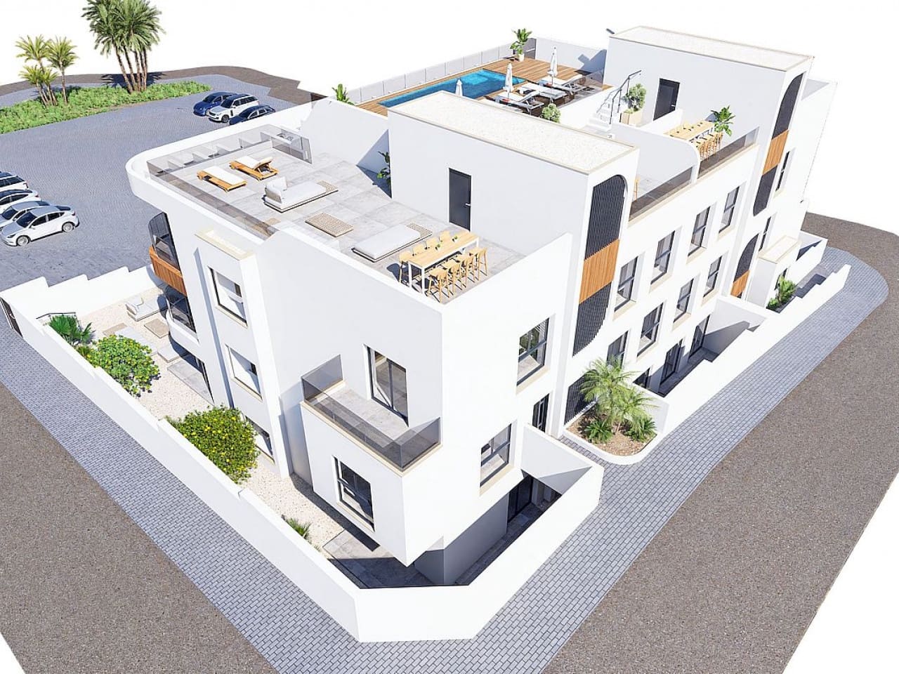 3 makuuhuone Huoneisto myytävänä paikassa Benijofar mukana uima-altaan - 349 900 € (Ref: 9431223)