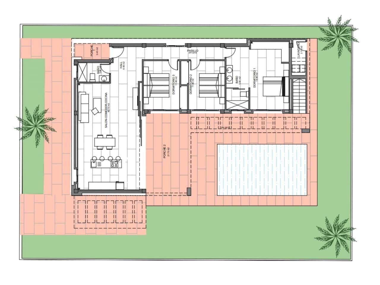 3 bedroom Villa for sale in Algorfa with pool - € 670,000 (Ref: 9440032)