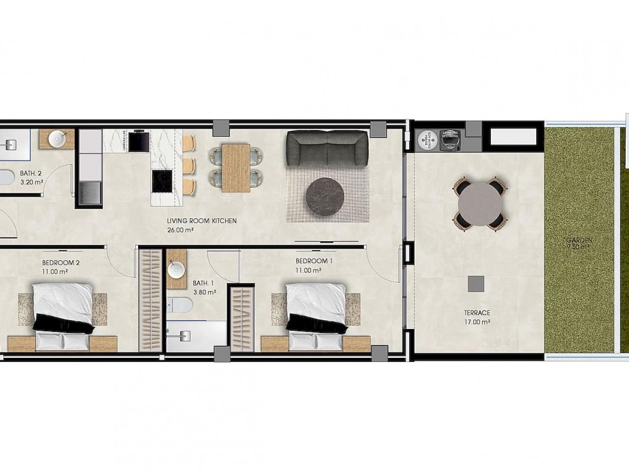 2 bedroom Apartment for sale in La Marina with pool - € 265,000 (Ref: 9440034)