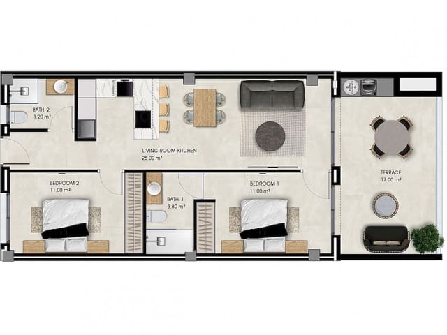 3 camera da letto Appartamento in vendita in La Marina, Elche / Elx con piscina - 330.000 € (Rif: 9440035)