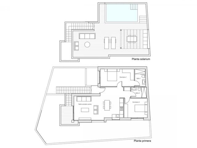 2 soveværelse Rækkehus til salg i Pilar de la Horadada med swimmingpool - € 359.000 (Ref: 9440037)