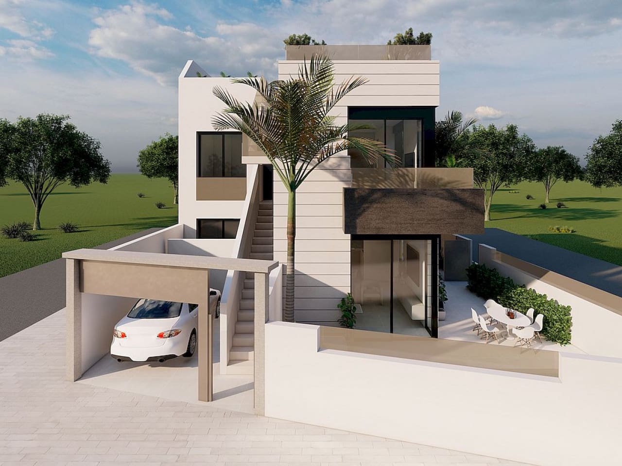 2 makuuhuone Rivitalo myytävänä paikassa Pilar de la Horadada mukana uima-altaan - 359 000 € (Ref: 9440037)