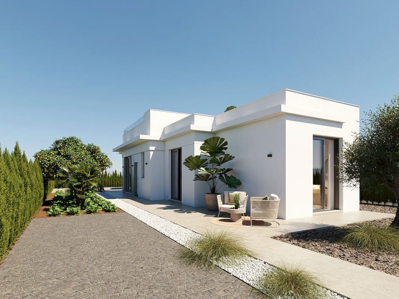 2 sovrum Villa till salu i Fuente Alamo de Murcia med pool - 279 900 € (Ref: 9440039)