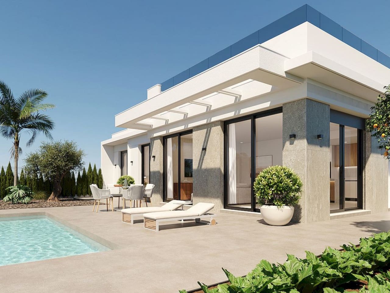 3 makuuhuone Huvila myytävänä paikassa Fuente Alamo de Murcia mukana uima-altaan - 499 900 € (Ref: 9440040)