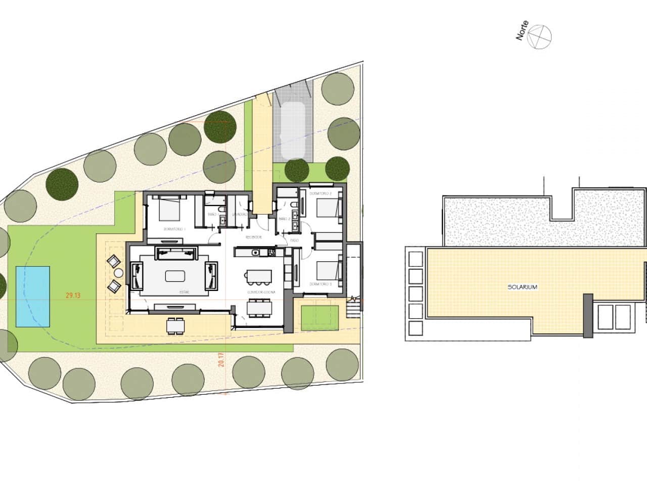 3 makuuhuone Huvila myytävänä paikassa Fuente Alamo de Murcia mukana uima-altaan - 499 900 € (Ref: 9440040)