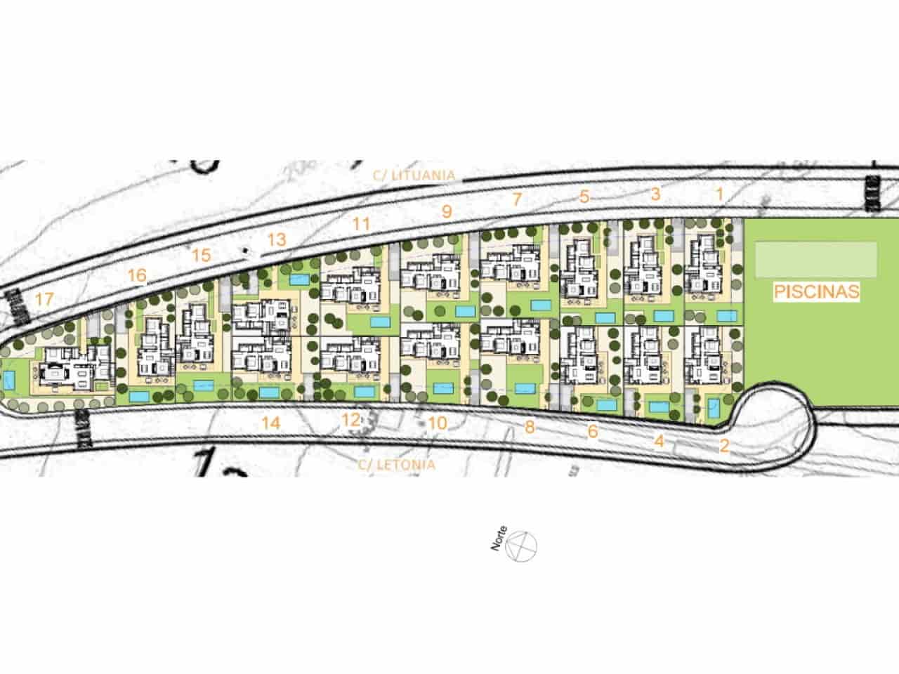 3 makuuhuone Huvila myytävänä paikassa Fuente Alamo de Murcia mukana uima-altaan - 499 900 € (Ref: 9440040)