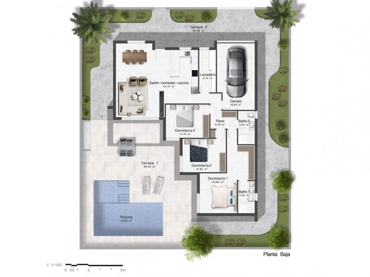 3 sypialnia Willa na sprzedaż w Banos y Mendigo z basenem - 499 900 € (Ref: 9462537)