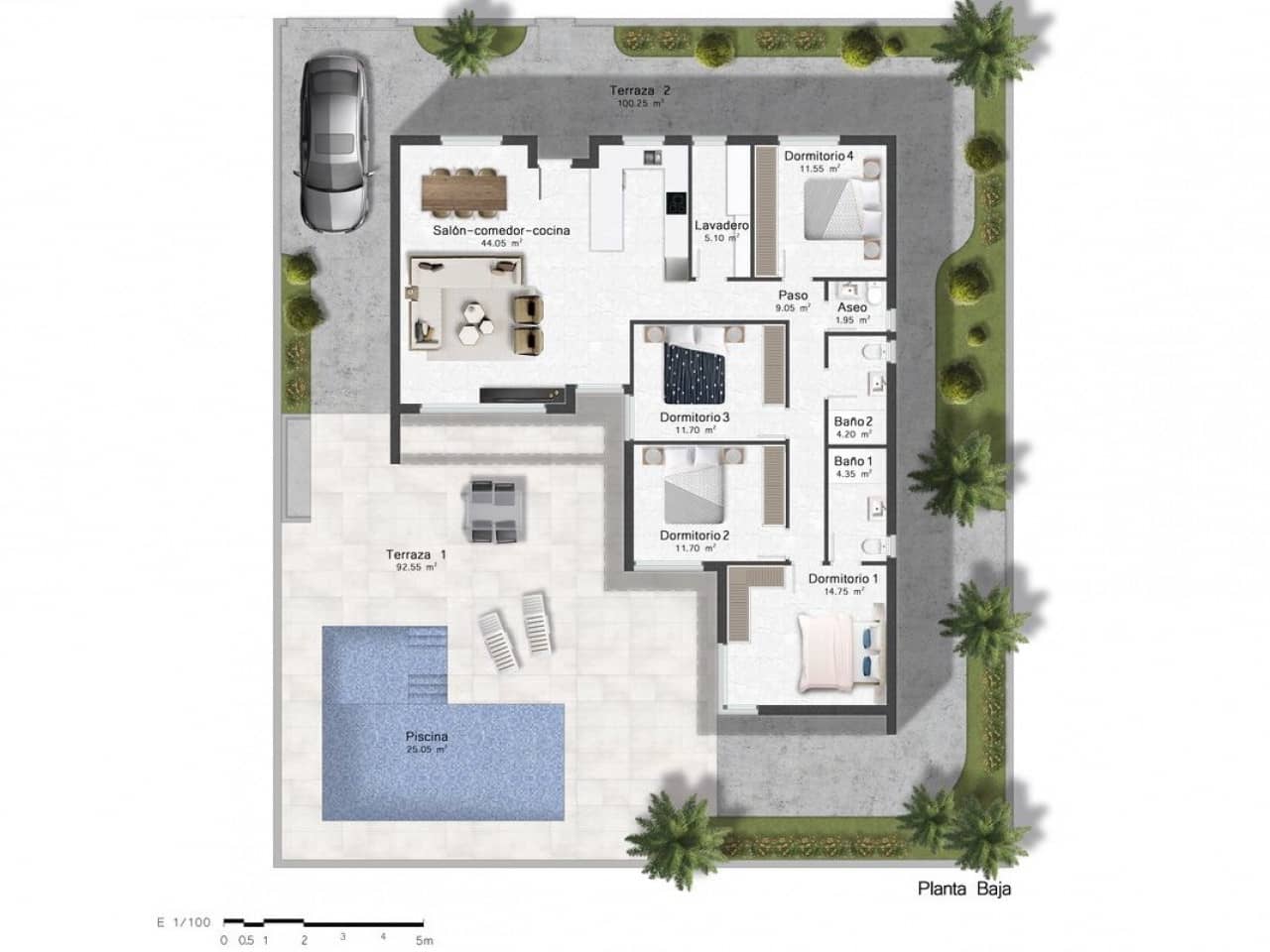 4 makuuhuone Huvila myytävänä paikassa Banos y Mendigo mukana uima-altaan - 605 900 € (Ref: 9462541)