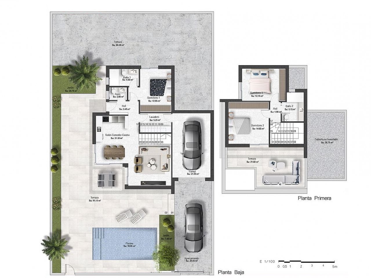 4 makuuhuone Huvila myytävänä paikassa Banos y Mendigo mukana uima-altaan - 605 900 € (Ref: 9462541)